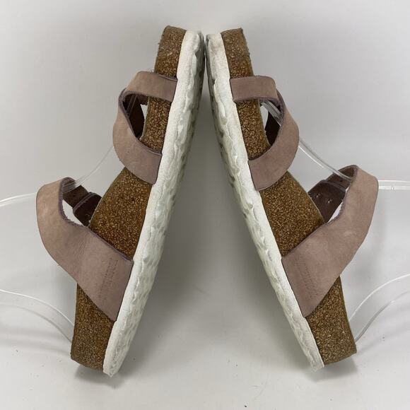 Birkenstock Mayari Toe Loop Sandals Womens Size 38 US 7-7.5 Oiled Leather Taupe - Picture 7 of 9